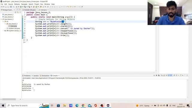 Java: Lesson 3, Comments, Math, Strings and Characters смотреть онлайн