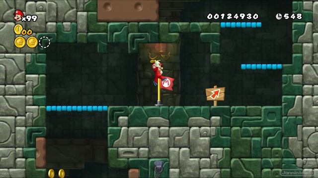 New Super Mario Bros. Wii But The Floor Is Lava - Walkthrough (World 1) смотреть онлайн