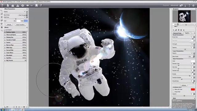 Star Brush in AKVIS LightShop смотреть онлайн