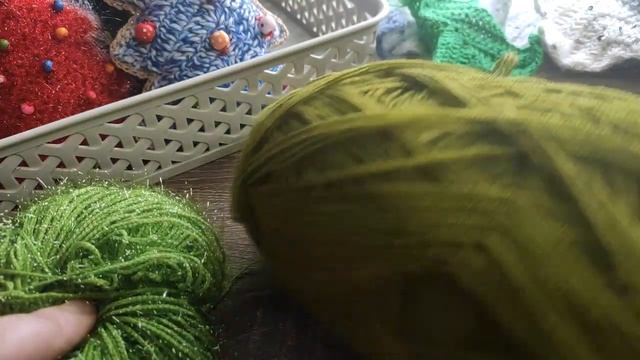 Из Остатков пряжи// Елочки для подарка // смотреть онлайн