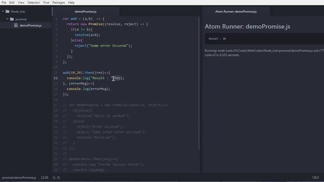 Promises In NodeJS - Part 2 (Advanced) смотреть онлайн
