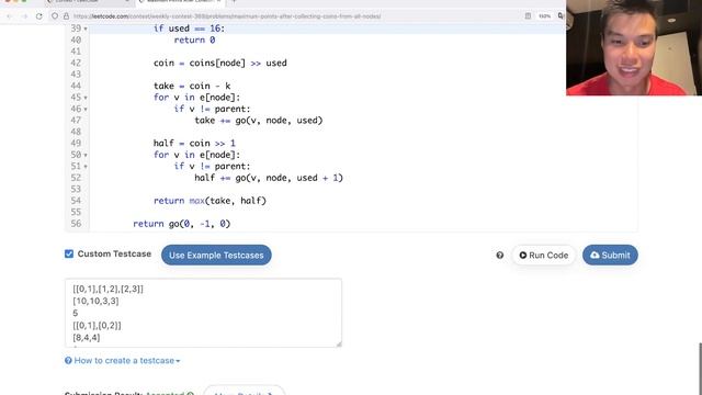 2920. Maximum Points After Collecting Coins From All Nodes (Leetcode Hard) смотреть онлайн