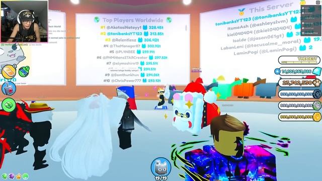 YUN OH *BLUE BIG MASKOT* GALING KAY PRESTON! ROBLOX PET SIMULATOR X смотреть онлайн