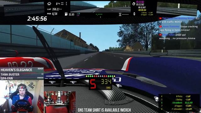 rFactor 2 - VEC 24 Hours of Le Mans | LAST 6 HOURS смотреть онлайн