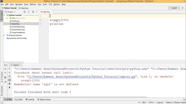 #30 Python Tutorial for Beginners | What is Import in Python смотреть онлайн