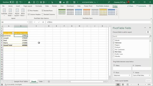 Pivot Tables in Excel - Intro & Step-by-step tutorial смотреть онлайн