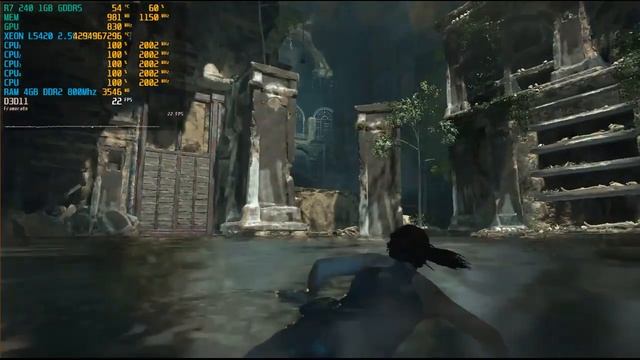 Rise of the Tomb Raider | Xeon L5420 | Ram 4GB DDR2 | R7 240 1GB GDDR5 смотреть онлайн