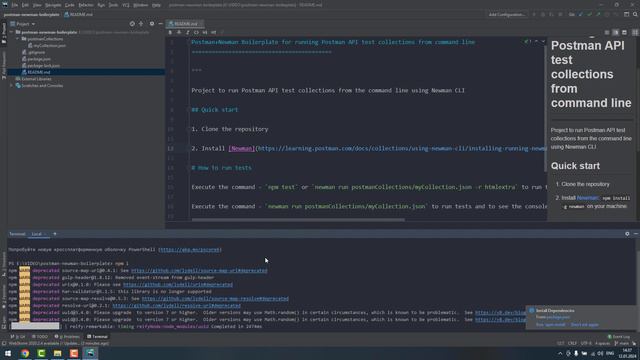 Видео 58. Postman + Newman. Run and test Postman collections from the command line. смотреть онлайн