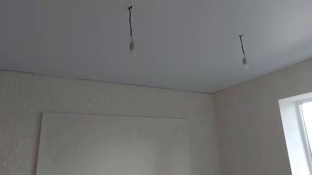 Показываю как мы сделали натяжной потолок у себя с спальне смотреть онлайн