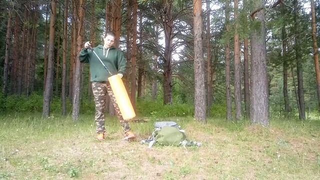 Рюкзак коврик палка - упаковка для перелета смотреть онлайн