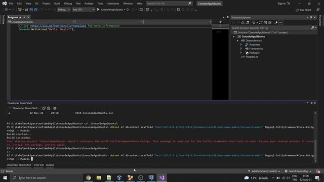 How to Use .Net Entity Framework to Connect PostgreSQL Server in a C# Application смотреть онлайн