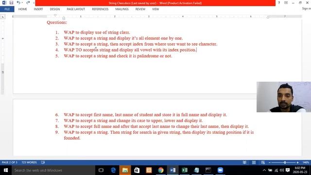 Java class 20 String ClassWith Example смотреть онлайн