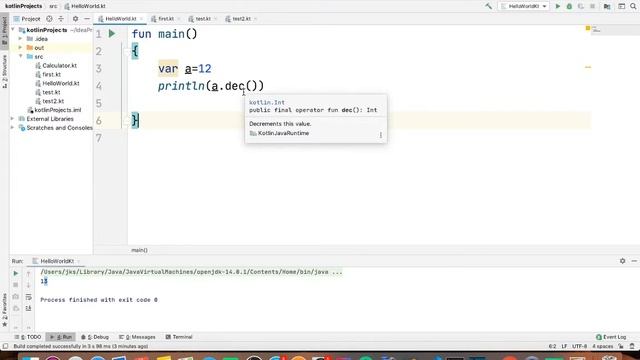Kotlin dec() method in hindi part -75 смотреть онлайн