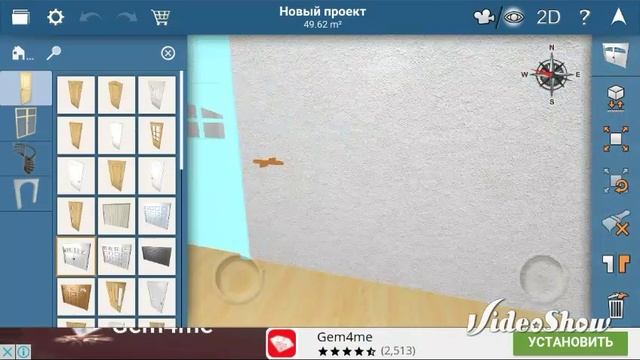 Обзор игры Home Desing 3 D смотреть онлайн