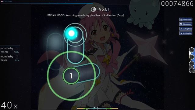 Kano - stella rium [Easy] (Osu! map) смотреть онлайн