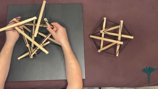 Tensegrity Тенсегрити из двенадцати деталей смотреть онлайн