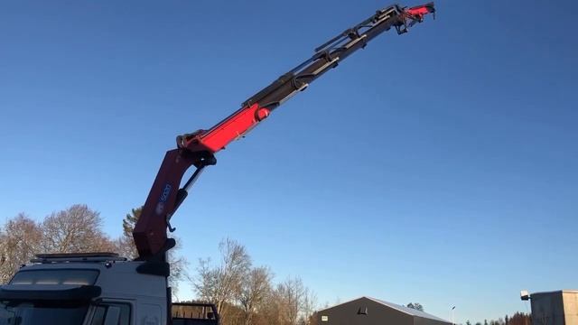 Volvo FM 8x4 kranbil 50 tonnmeterkran med Jibb смотреть онлайн