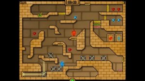 Огонь и Вода 2: в Храме Света. Прохождение игры (Fireboy and Watergirl 2: in The Light Temple)