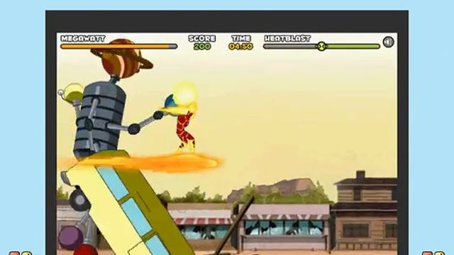 Ben 10 Saving Game смотреть онлайн