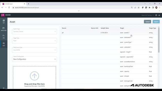 Info360 Asset: How to import asset GIS data смотреть онлайн