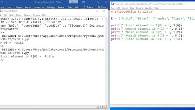 Python - Lists N - Introduction смотреть онлайн