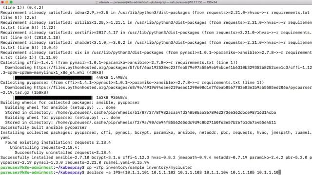 Deploying kubernetes using Kubespray смотреть онлайн