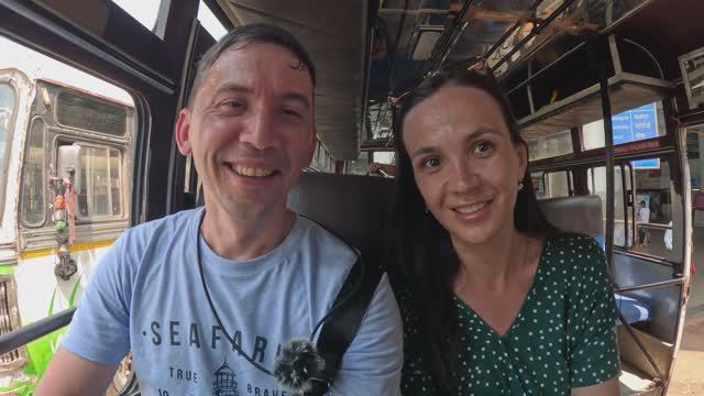 ГОА столица Панаджи. Бюджетный переезд на Автобусе. Дорога до отеля Калангута#6 смотреть онлайн