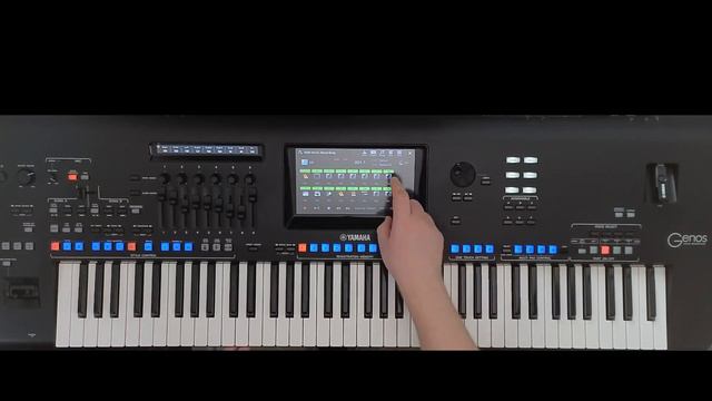 Yamaha Genos - How to multitrack record from a simple midi recording. смотреть онлайн