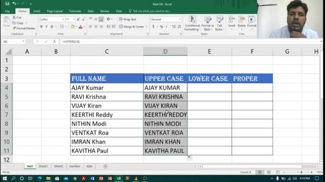 Excel Level 2 Part 8 - Text Function 2( Changing Case) смотреть онлайн