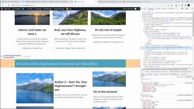 Bricks Builder tutorial - Dynamic post layouts using query_vars filter - flexible - no duplication смотреть онлайн