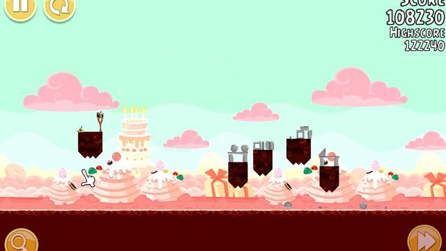 Angry Birds. Birdday Party (Cake 4-4) 3 stars. Прохождение от SAFa смотреть онлайн
