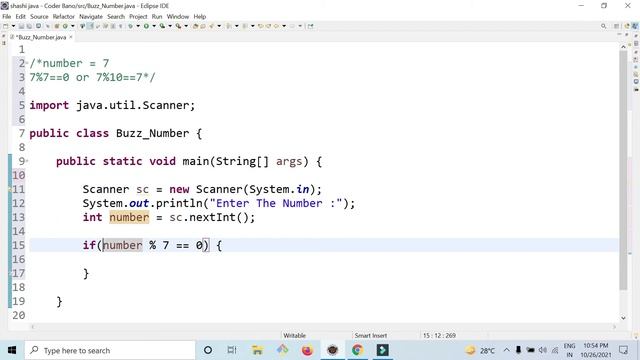 Buzz Number Java | Buzz Number Program in Java смотреть онлайн