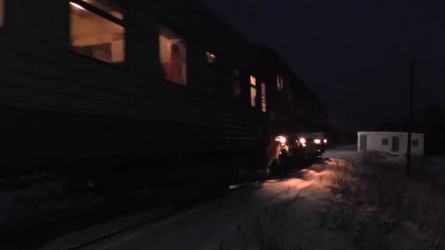Тепловоз ТЭП70БС-291 с пригородным поездом Ижевск - Воткинск смотреть онлайн