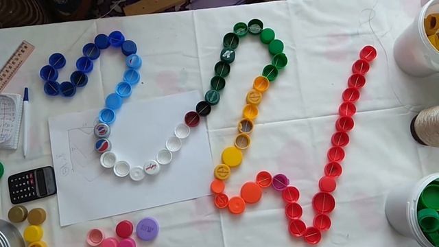 Шторка из крышек от ПЭТ бутылок!!! смотреть онлайн