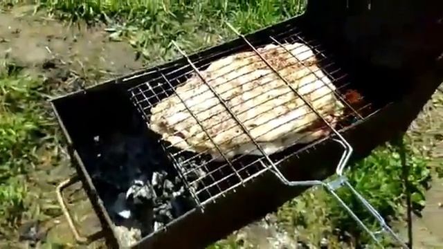 Приготовление печень барана в жировой сетке. смотреть онлайн