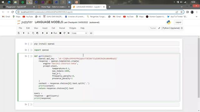 Language Model GPT-3 OpenAI dalam Python - Kelompok 3 смотреть онлайн