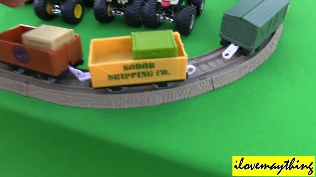 Brendam Shipping Company Cargo Cars (Thomas and Friends) + Monster Jam Trucks смотреть онлайн