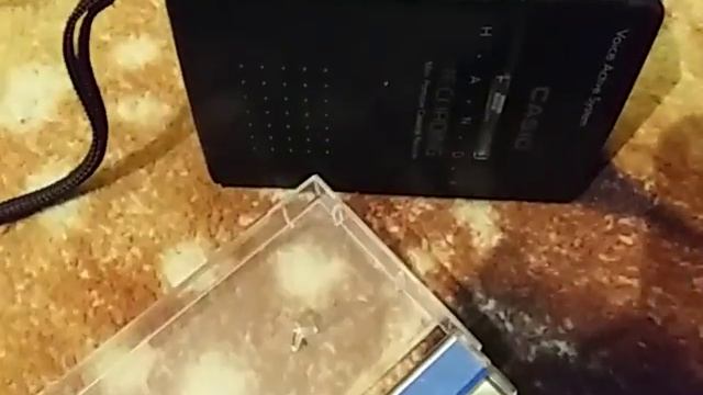 проверка рекордера плеера CASIOtp3. японский диктофон 20 века. смотреть онлайн