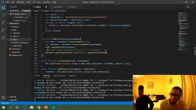 Coding With My Sister - Multiplayer Bingo Web App using Firebase(Part 6) смотреть онлайн