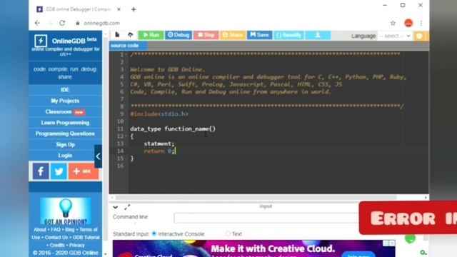 Basic HELLO WORLD in c and Function syntax in tamil // Error in c // Error in смотреть онлайн