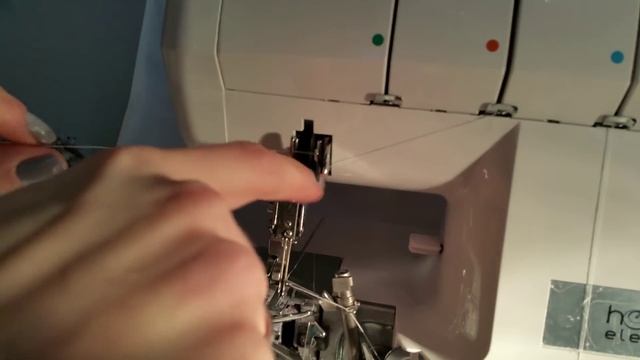 Overlock Tecstar, Medion, Micromaxx, einfädeln смотреть онлайн