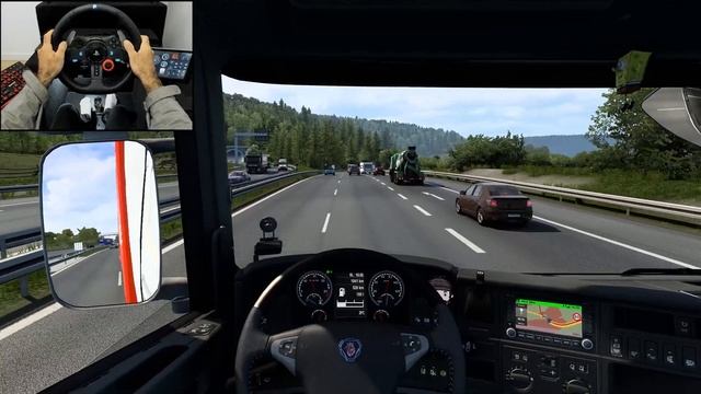 B-TRAIN - Scania Streamline | Euro Truck Simulator 2 | Logitech G29 Gameplay смотреть онлайн