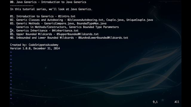 Java Generics 00. Setup смотреть онлайн