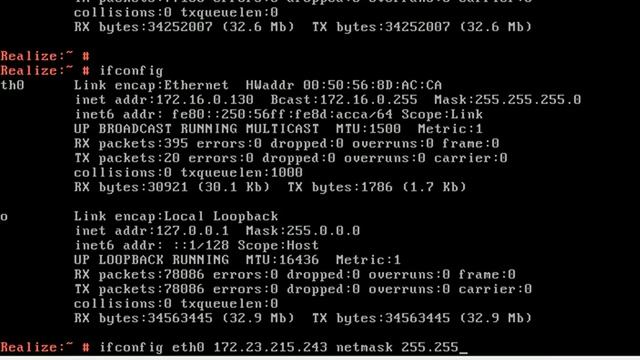 How to change IP address in Linux by command line смотреть онлайн