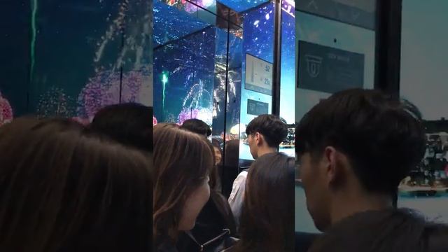 World fastest Elevator, Seoul sky tower - south Korea смотреть онлайн