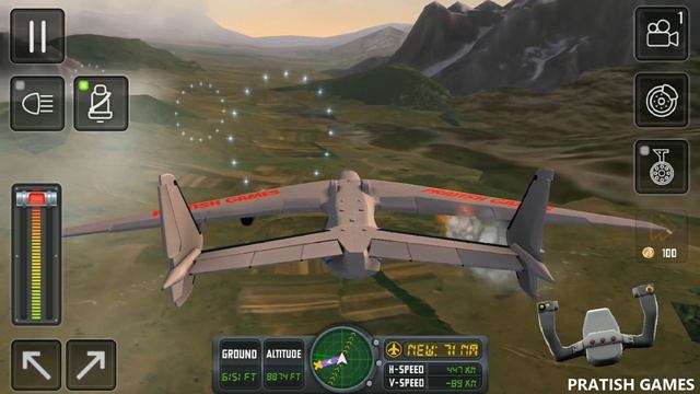 Flight Sim 2018 - Burning Plane Driving | Airplane Simulator Games - Android GamePlay