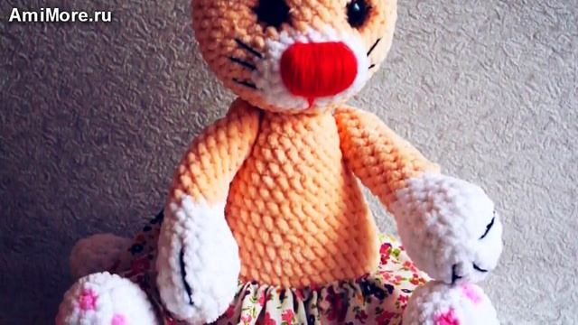 Амигуруми: схема Кошечки Мурочки. Игрушки вязаные крючком. Free crochet patterns. смотреть онлайн