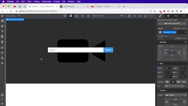 Webflow crash course Elements Background Video, Dropdown & Search Part 7 In (Urdu/Hindi) смотреть онлайн