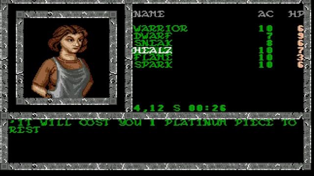 Pool Of Radiance (Amiga) - Gameplay