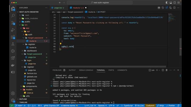 Next-Auth Forget | Reset Password in Next.js 14 with MongoDB смотреть онлайн